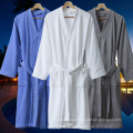 100% cotton spa bathrobe white hotel bath robe